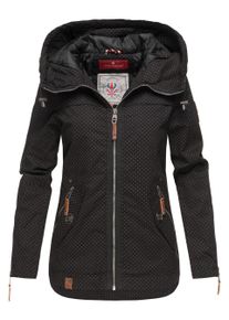 Navahoo Damen &Uuml;bergangsjacke Wekoo &ndash; Leichte Baumwolljacke mit Kapuze