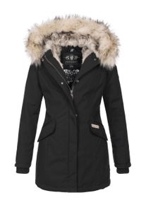Navahoo Damen Winter Parka Cristal &ndash; Premium Kollektion mit Abnehmbarem Kunstfellkragen
