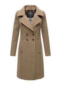 Navahoo Damen Trenchcoat Wooly &ndash; Premium Wintermantel mit Eleganter Passform