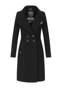 Navahoo Damen Trenchcoat Wooly &ndash; Premium Wintermantel mit Eleganter Passform