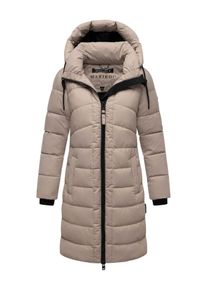 Marikoo Damen Wintermantel Kaltn&auml;schen mit abnehmbarer Kapuze