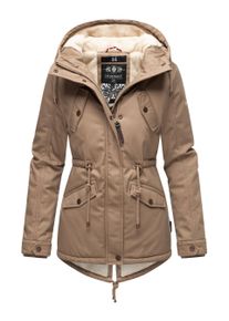 Marikoo Damen Winterjacke Manolya mit Teddyfellfutter & Baumwoll-Obermaterial
