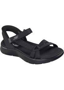 Skechers GO WALK Flex Illuminate Textil Damen Schwarz Standard Sandalen