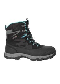 Mountain Warehouse Damen Ultra Piste Basher II Wasserdichte Schneestiefel (Schwarz)