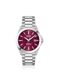HUGO BOSS Graue Edelstahl-Armbanduhr