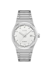 HUGO BOSS Graue Edelstahl-Armbanduhr