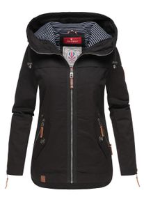 Navahoo Damen &Uuml;bergangsjacke Wekoo &ndash; Leichte Baumwolljacke mit Kapuze