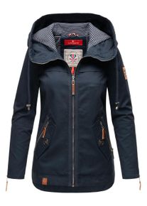 Navahoo Damen &Uuml;bergangsjacke Wekoo &ndash; Leichte Baumwolljacke mit Kapuze