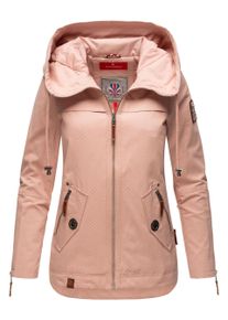 Navahoo Damen &Uuml;bergangsjacke Wekoo &ndash; Leichte Baumwolljacke mit Kapuze