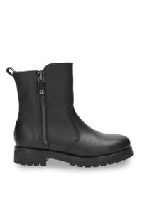 Panama Jack Damen Fabi Igloo B1 Schwarze wasserdichte Lederstiefeletten