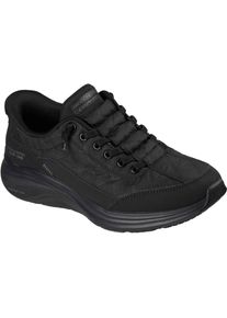 Skechers Contour Foam Gem&uuml;tliche Passform Textil Damen Schwarz Standard Turnschuhe