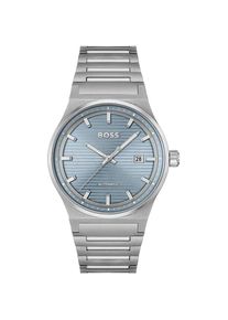 HUGO BOSS Graue Edelstahl-Armbanduhr