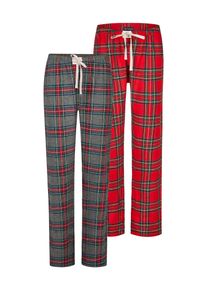 Happy Shorts Damen Pyjamahose ChristmasSchlafhose, Nacht Hose, Loungehose