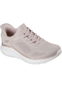 Skechers BOBS Sport Squad Chaos Textil Damen Sneakers Natur/Gold Standard