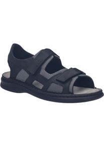 Josef Seibel Herren Sandale Max 61 in schwarz-kombi