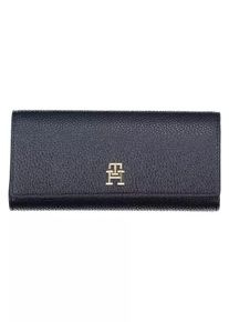Tommy Hilfiger Th Wallet Gepr&auml;gtes Leder Marineblau
