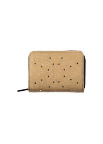 Desigual Ziparound Geldb&ouml;rse Beige Leder