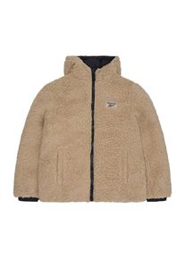 Reebok - Steppjacke f&uuml;r Damen, wendbar, Teddy (Schwarz)