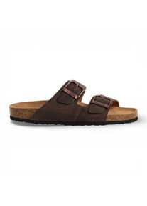 Tamaris Herren-Sandalen aus braunem Leder mit Fu&szlig;bett