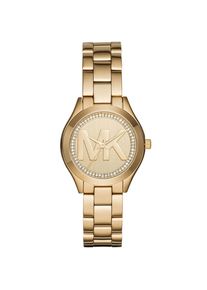 Michael Kors MK3477 Mini Slim Runway 33 mm Goldfarbene Damenarmbanduhr