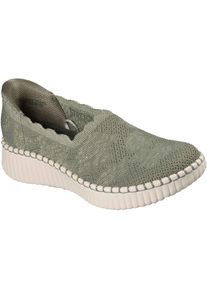 Skechers Wilshire Boulevard Polyester Damen Sneakers in Olivgr&uuml;n