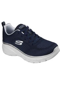 Skechers Fashion Fit 2.0 Polyester Damen Sneaker Navy/Silber