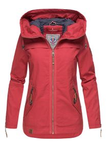 Navahoo Damen &Uuml;bergangsjacke Wekoo &ndash; Leichte Baumwolljacke mit Kapuze