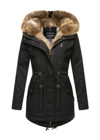 Navahoo Damen Winterjacke Diamond &ndash; Warm, Edel & Mit Teddyfell