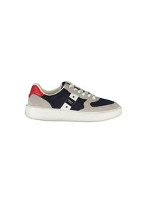 Blauer Blaue Leder Herren Sneaker