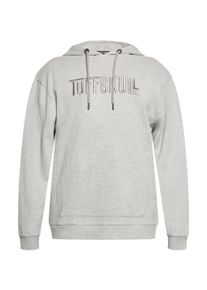 TUFFSKULL Sweatshirt Herren hellgrau melange