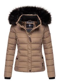 Navahoo Damen Winterjacke Miamor &ndash; Warm Gef&uuml;ttert Mit Abnehmbarer Kapuze & Kunstfellkragen