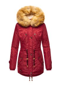 Navahoo Damen Winterjacke B399 &ndash; Warm, Wasserabweisend & Mit Abnehmbarem Kunstfellkragen