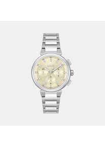 HUGO BOSS Silberne Edelstahl-Armbanduhr