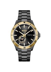 HUGO BOSS Schwarze Edelstahl-Armbanduhr