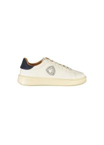 Blauer Wei&szlig;er Polyester Herren Sneaker