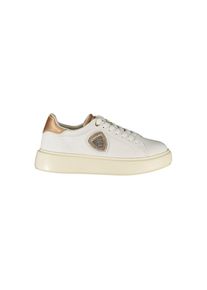 Blauer Bianco Damen Sneaker aus Polyurethan