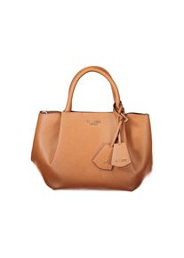 Guess Braune Polyethylen-Handtasche