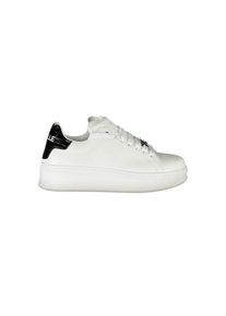 Gaelle Paris Wei&szlig;e Polyurethan Damen Sneakers