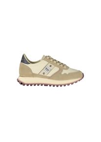 Blauer Beiger Polyester Damen Sneaker