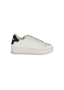 Gaelle Paris Bianco Polyurethan Damen Sneaker