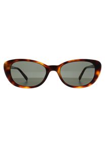 SAINT LAURENT Cat Eye Damen Havanna Grau SL 822