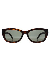 SAINT LAURENT Cat Eye Damen dunkel gefleckt Havanna grau SL M153