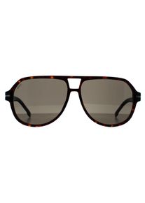 HUGO BOSS Aviator Herren Dunkel Havanna Grau BOSS 1507/S