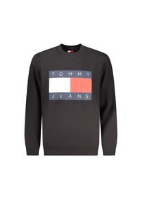 Tommy Hilfiger Schwarzes Baumwoll Sweatshirt f&uuml;r Herren