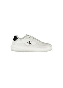 Calvin Klein Wei&szlig;e Leder Damen Sneaker