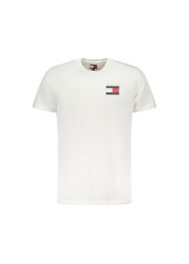 Tommy Hilfiger Wei&szlig;es Baumwoll-Herren-T-Shirt