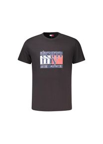 Tommy Hilfiger Schwarzes Baumwolle Herren T-Shirt