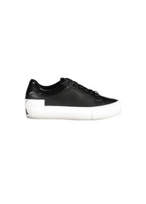 Calvin Klein Schwarze Leder Damen Sneaker