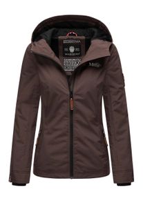 Marikoo Damen &Uuml;bergangsjacke &ndash; Brombeere, leicht mit Kapuze & Kragen