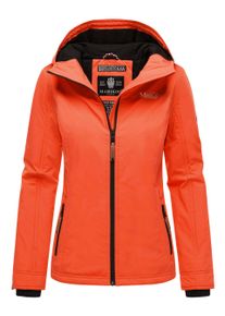 Marikoo Damen &Uuml;bergangsjacke &ndash; Brombeere, leicht mit Kapuze & Kragen